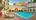 La Mansion pool during the day