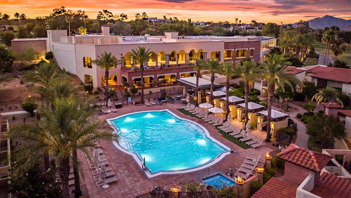 Sweet Water Pool aerial view